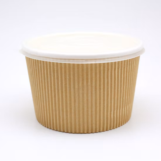 環境に優しく生分解性のスープカップ、麺箱/スープ箱/お粥箱