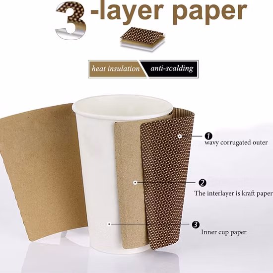 PLA 竹製コーヒーカップ、プラスチック不使用、堆肥化可能、生分解性