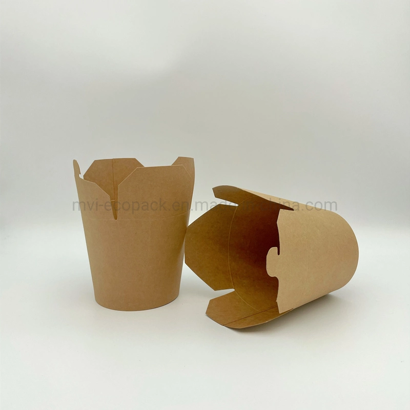 26oz/32oz Take Away Round Bottom Paper Noodle Box