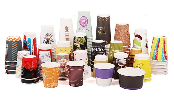 Recycled Compostable Single Wall Kraft Paper Cups 8oz 12oz 16oz Disposable Coffee Drink Cups